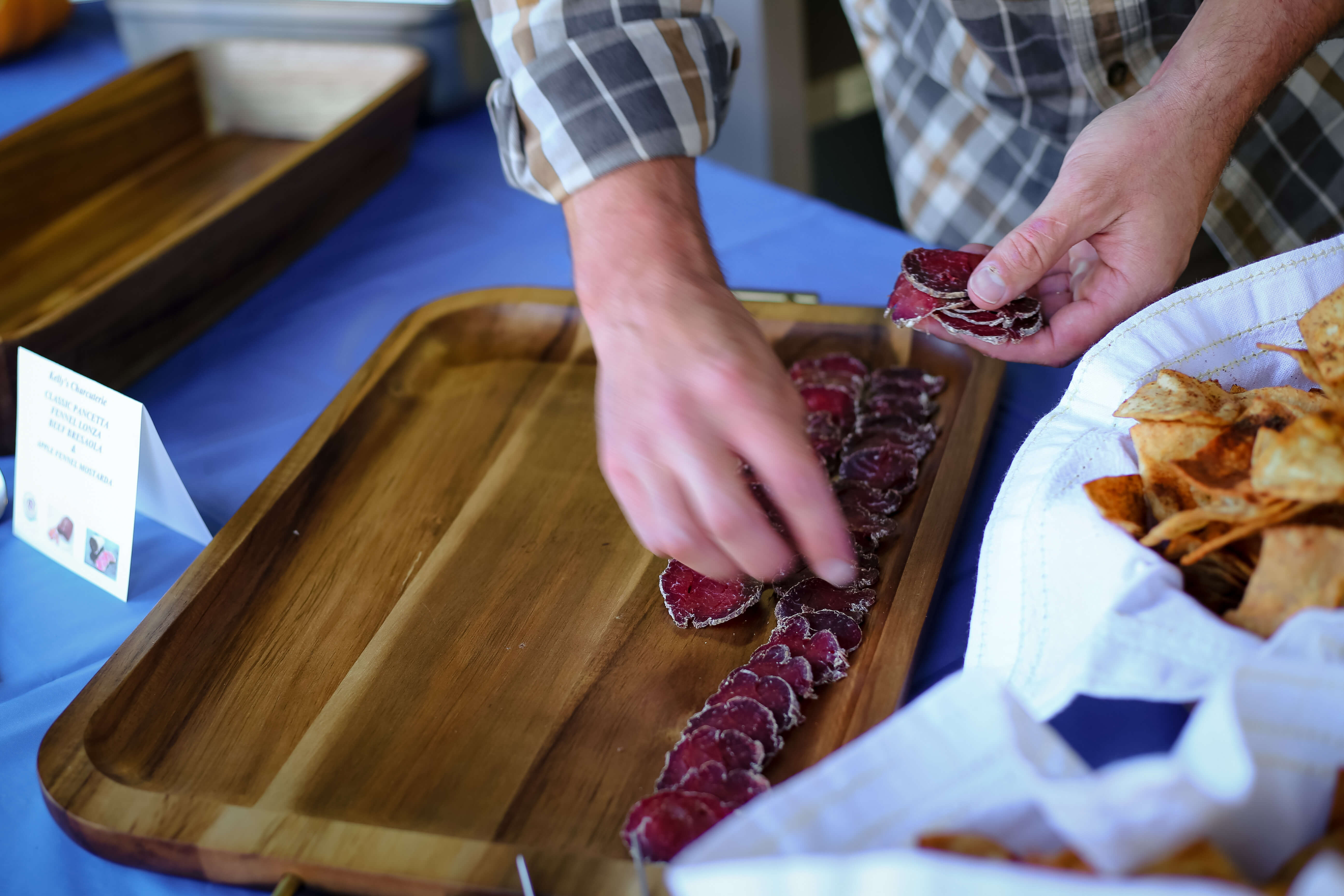 Misty pasture at the farm